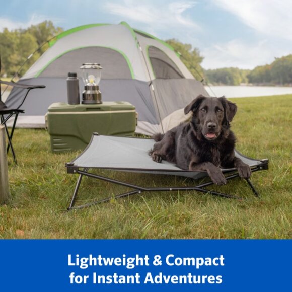 Dog Bed Coolaroo On The Go Cooling KING Elevated, Steel Grey, BRAND-NEW - Picture 6 of 8